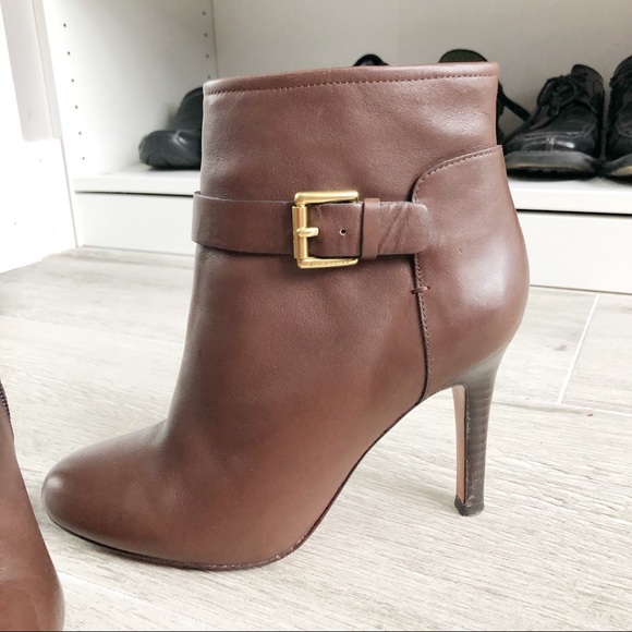 Coach “Mason” Leather Heeled Booties - Picture 2 of 16